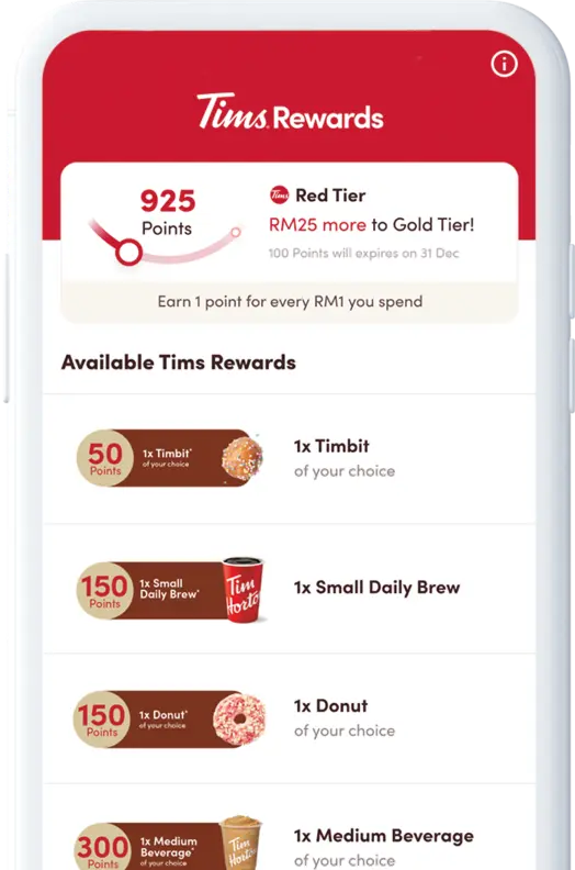 Tim Hortons apps